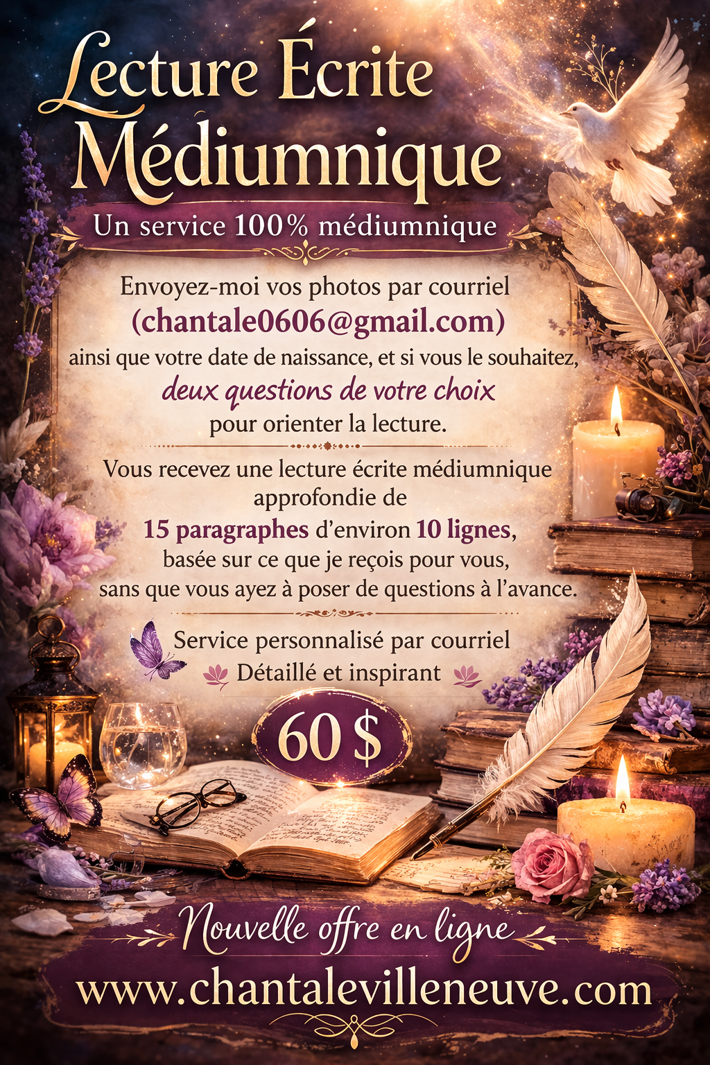Lecture écrite médiumnique